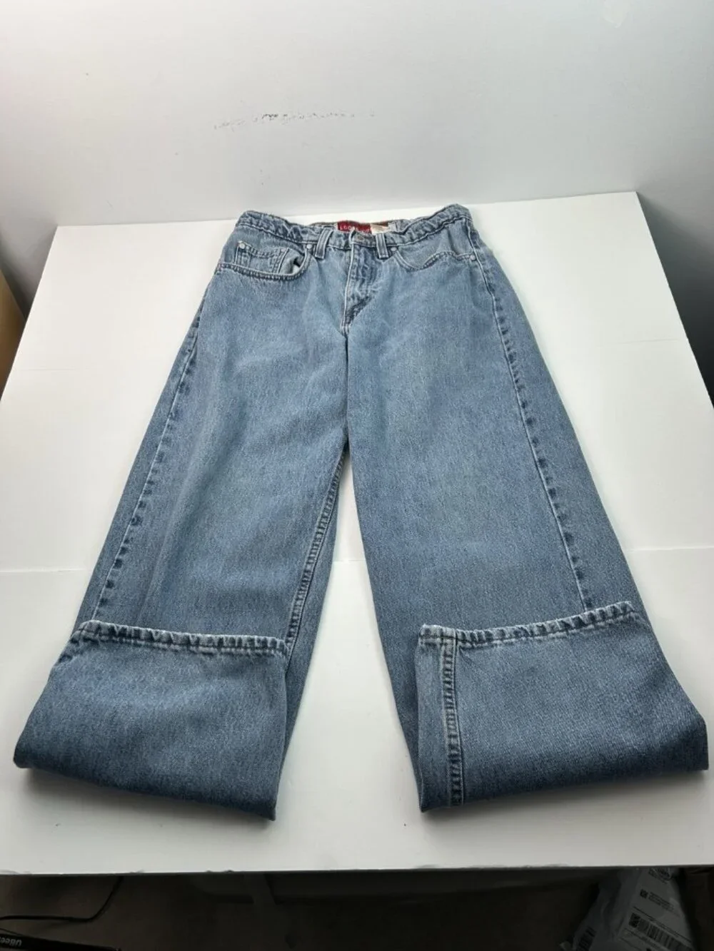 Vintage Levi's SilverTab Baggy Jeans 30x30 90s Made in USA Button Fly